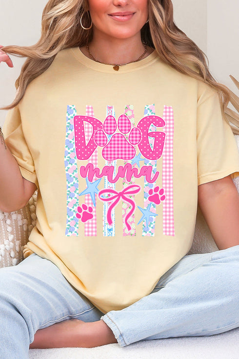Pawfectly Pink Dog Mama Comfort Colors Adult Ring-Spun Cotton Tee