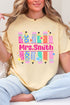 Personalized Pencil Party Comfort Colors Adult Ring-Spun Cotton Tee