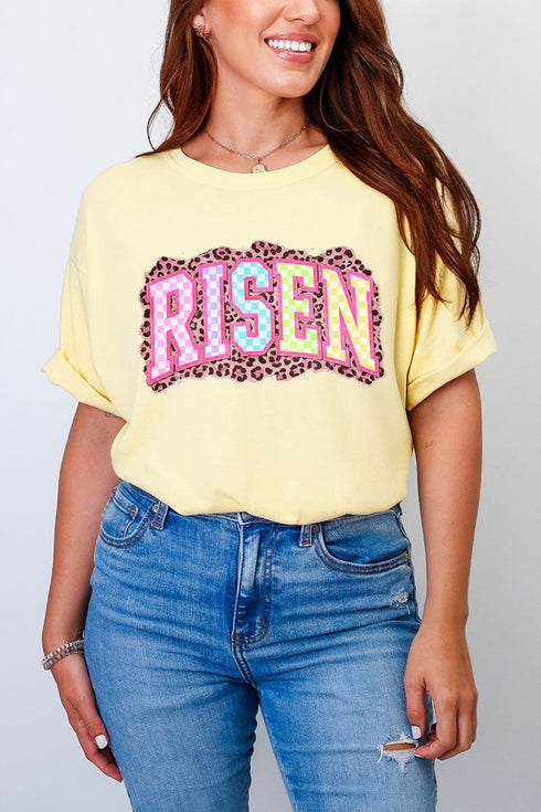 Risen In Color Comfort Colors Adult Ring-Spun Cotton Tee