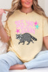 See You Soon Raccoon Full Front & Back Design Comfort Colors Adult Ring-Spun Cotton Tee