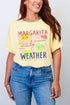 Sip The Sunshine Margarita Weather Comfort Colors Adult Ring-Spun Cotton Tee