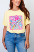 Striped Oh Whale Comfort Colors Adult Ring-Spun Cotton Tee