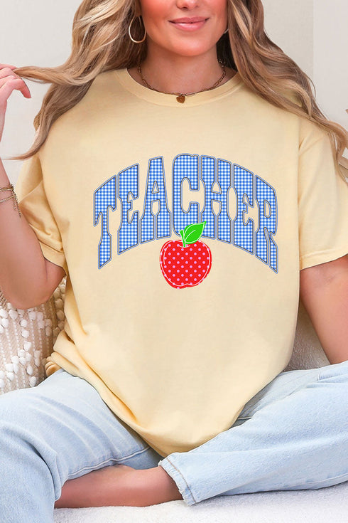 Sweet Apple Teacher Comfort Colors Adult Ring-Spun Cotton Tee