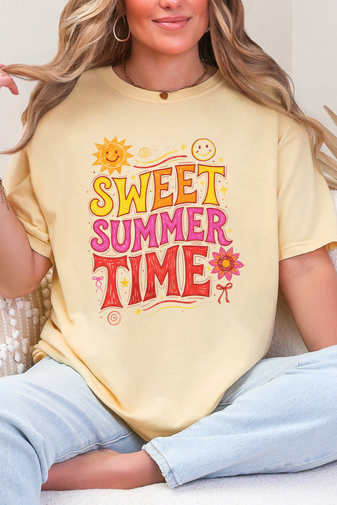Golden Glow Sweet Summer Time Comfort Colors Adult Ring-Spun Cotton Tee