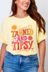 Tanned And Tipsy State Of Mind Comfort Colors Adult Ring-Spun Cotton Tee