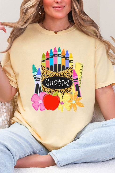 Personalized Teaching In Full Color Comfort Colors Adult Ring-Spun Cotton Tee *Enter Your Name