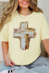 The Painted Gilded Cross Comfort Colors Adult Ring-Spun Cotton Tee