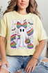 Rainbow Glam Ghost Comfort Colors Adult Ring-Spun Cotton Tee