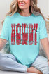 Barbed Wire Howdy Comfort Colors Adult Ring-Spun Cotton Tee