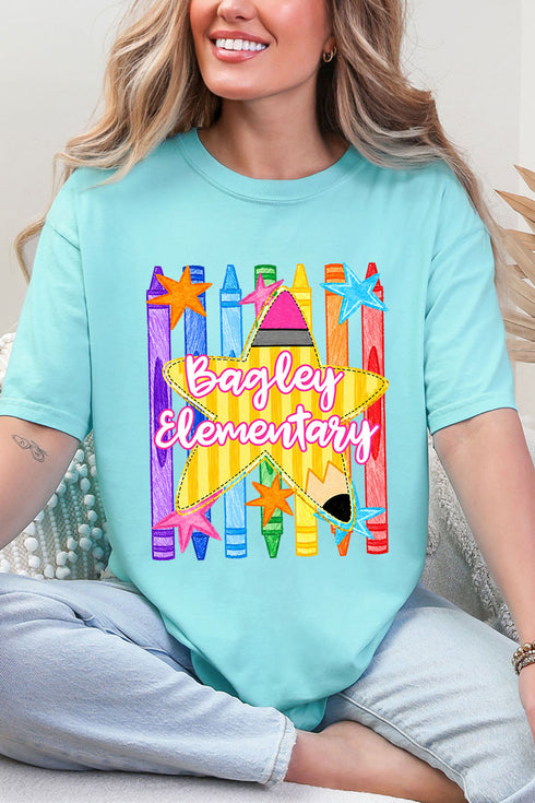 Personalized Color My Classroom Comfort Colors Adult Ring-Spun Cotton Tee