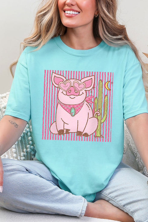 Desert Diva Piggy Comfort Colors Adult Ring-Spun Cotton Tee