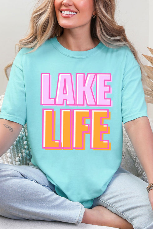 Golden Hour Lake Life Comfort Colors Adult Ring-Spun Cotton Tee