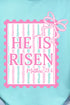 He Is Risen Stamp Comfort Colors Adult Ring-Spun Cotton Tee