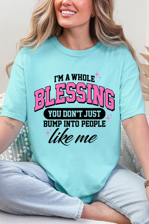 I'm A Whole Blessing Comfort Colors Adult Ring-Spun Cotton Tee