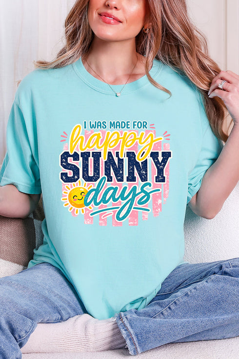 Made For Sunny Days Comfort Colors Adult Ring-Spun Cotton Tee