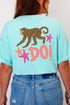 Monkey See, Monkey Do Full Front & Back Comfort Colors Adult Ring-Spun Cotton Tee