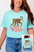 Monkey See, Monkey Do Full Front & Back Comfort Colors Adult Ring-Spun Cotton Tee