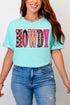 Pink Heat Howdy Comfort Colors Adult Ring-Spun Cotton Tee