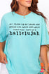 Praise You Again, Hallelujah Comfort Colors Adult Ring-Spun Cotton Tee