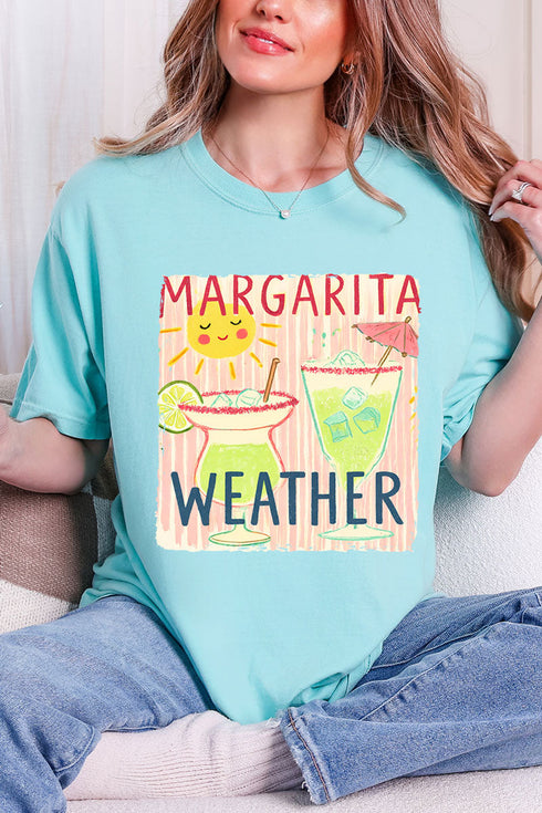 Sip The Sunshine Margarita Weather Comfort Colors Adult Ring-Spun Cotton Tee