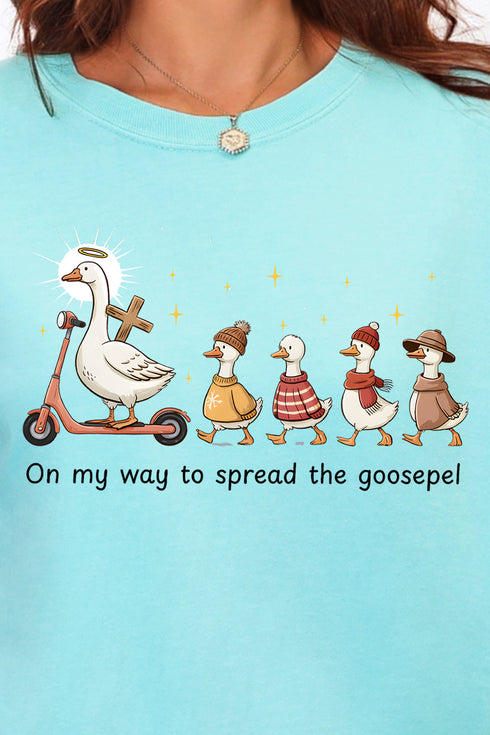Spread The Goosepel Comfort Colors Adult Ring-Spun Cotton Tee