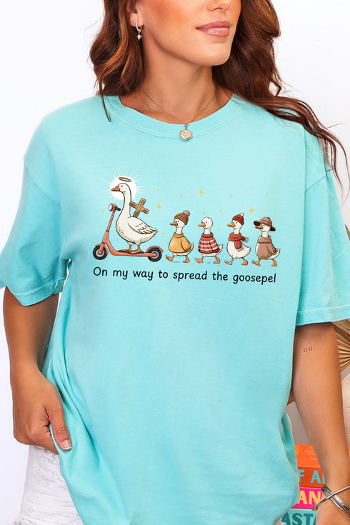 Spread The Goosepel Comfort Colors Adult Ring-Spun Cotton Tee