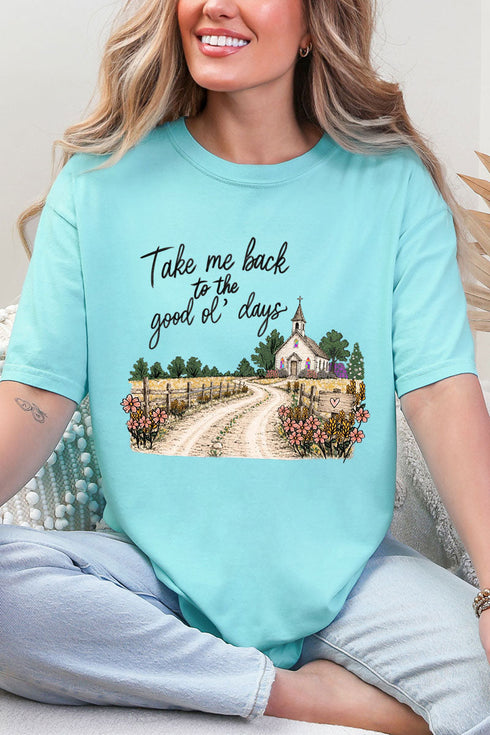 Take Me Back Comfort Colors Adult Ring-Spun Cotton Tee