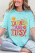 Tanned And Tipsy State Of Mind Comfort Colors Adult Ring-Spun Cotton Tee