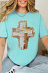 The Painted Gilded Cross Comfort Colors Adult Ring-Spun Cotton Tee