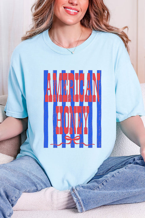Red American Honey Energy Comfort Colors Adult Ring-Spun Cotton Tee