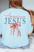 America Needs Jesus Front & Back Comfort Colors Adult Ring-Spun Cotton Tee