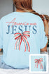 America Needs Jesus Front & Back Comfort Colors Adult Ring-Spun Cotton Tee