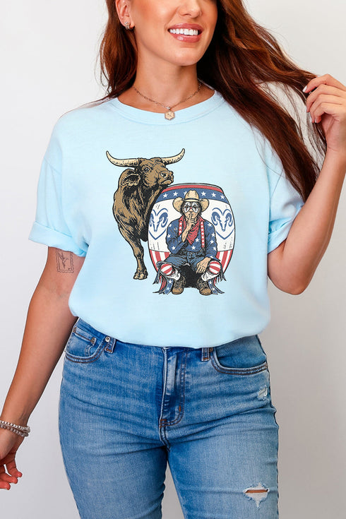American Rodeo Clown Comfort Colors Adult Ring-Spun Cotton Tee