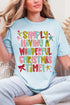 A Wonderful Christmas Time Comfort Colors Adult Ring-Spun Cotton Tee