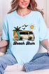 Retro Beach Bum Comfort Colors Adult Ring-Spun Cotton Tee