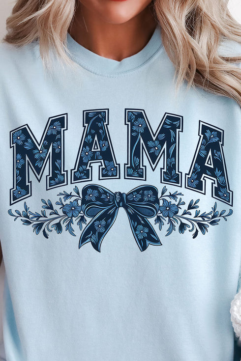 Bow & Bloom Mama Comfort Colors Adult Ring-Spun Cotton Tee