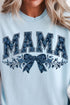 Bow & Bloom Mama Comfort Colors Adult Ring-Spun Cotton Tee