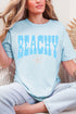 Coastal Beachy Leopard Comfort Colors Adult Ring-Spun Cotton Tee