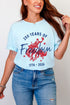 Cowboy 250 Years Of Freedom Comfort Colors Adult Ring-Spun Cotton Tee