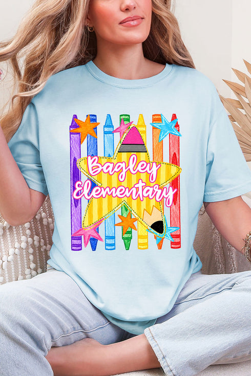 Personalized Color My Classroom Comfort Colors Adult Ring-Spun Cotton Tee