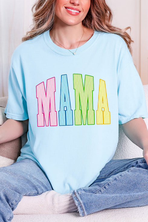 Color Me Loved Mama Comfort Colors Adult Ring-Spun Cotton Tee