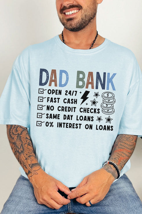 Dad Bank Comfort Colors Adult Ring-Spun Cotton Tee