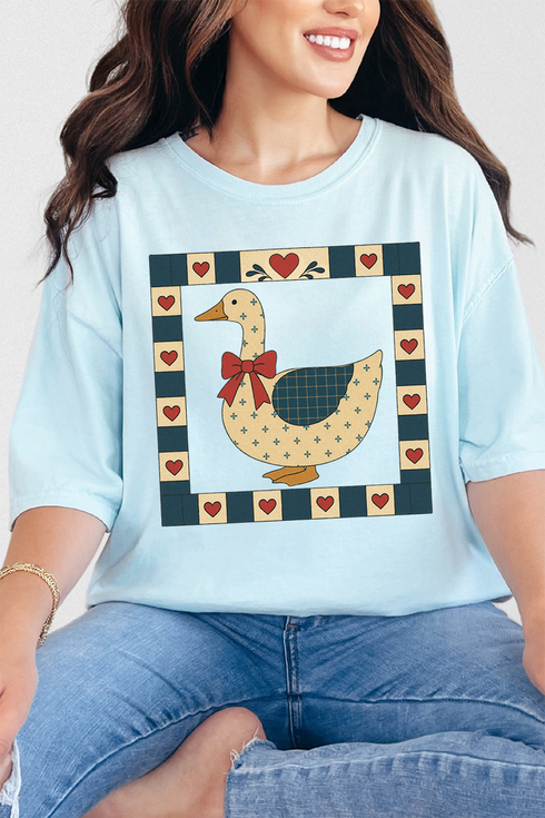Farmhouse Folk Goose Comfort Colors Adult Ring-Spun Cotton Tee
