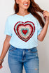 Faux Yarn Heart Collection Comfort Colors Adult Ring-Spun Cotton Tee