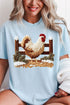 Faux Yarn Winter Chicken Comfort Colors Adult Ring-Spun Cotton Tee