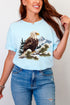 Faux Yarn Winter Eagle Comfort Colors Adult Ring-Spun Cotton Tee