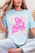 Floral So Loved Comfort Colors Adult Ring-Spun Cotton Tee