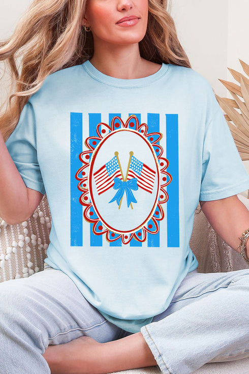 Freedom Flags Forever Comfort Colors Adult Ring-Spun Cotton Tee