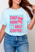 Pink Pop Half Mom Half Coffee Comfort Colors Adult Ring-Spun Cotton Tee