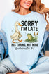 His Timing Not Mine Comfort Colors Adult Ring-Spun Cotton Tee
